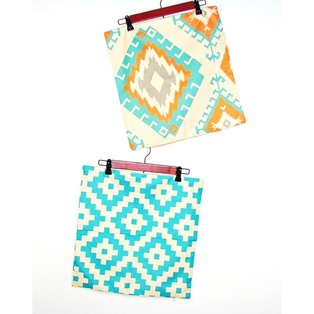 Throw Pillow Covers Southwestern Bright Colors